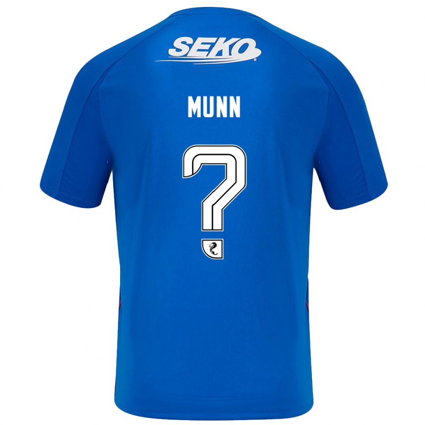 Niño Fútbol Camiseta Mason Munn #0 Azul Oscuro 1ª Equipación 2024/25