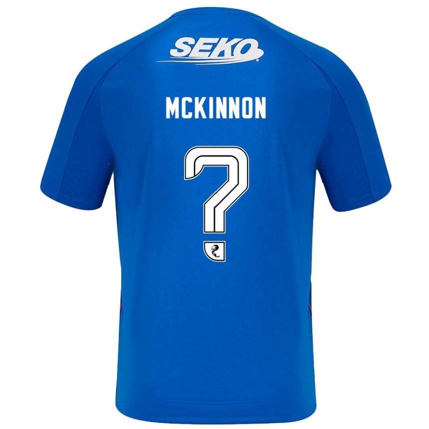 Niño Fútbol Camiseta Cole Mckinnon #0 Azul Oscuro 1ª Equipación 2024/25