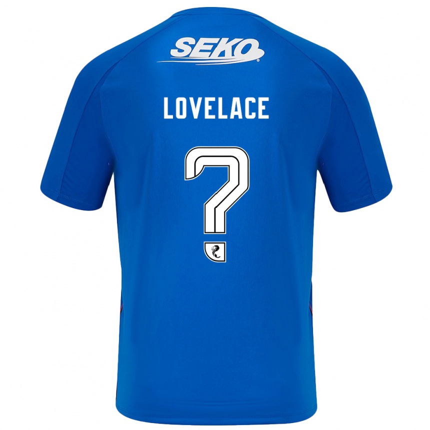 Niño Fútbol Camiseta Zak Lovelace #0 Azul Oscuro 1ª Equipación 2024/25