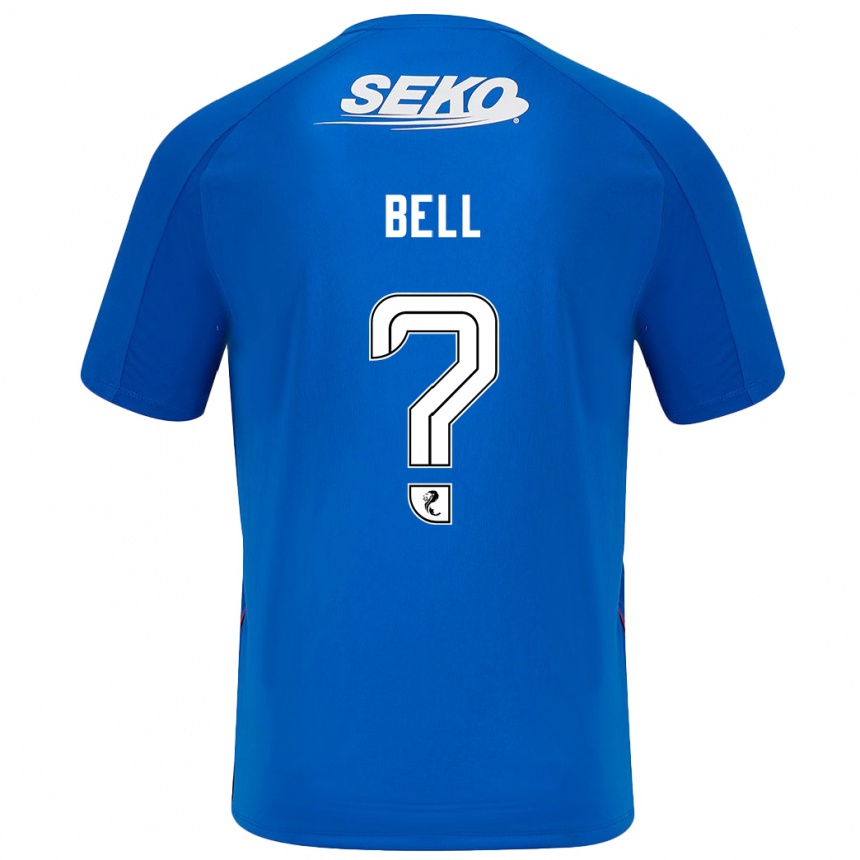 Niño Fútbol Camiseta Cameron Bell #0 Azul Oscuro 1ª Equipación 2024/25