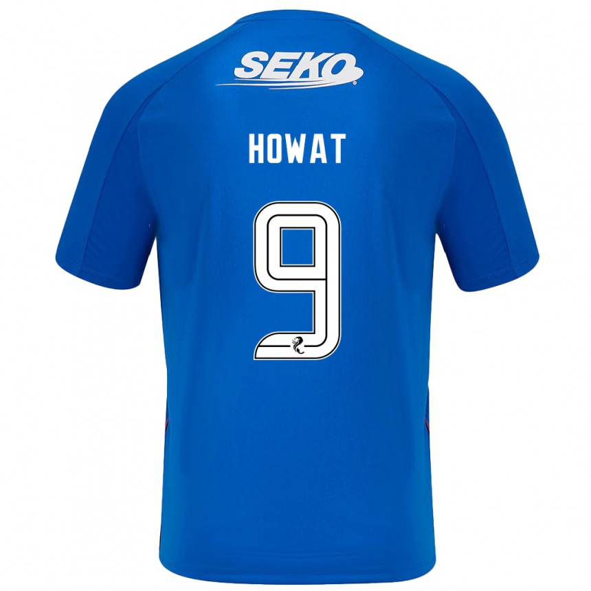 Niño Fútbol Camiseta Kirsty Howat #9 Azul Oscuro 1ª Equipación 2024/25