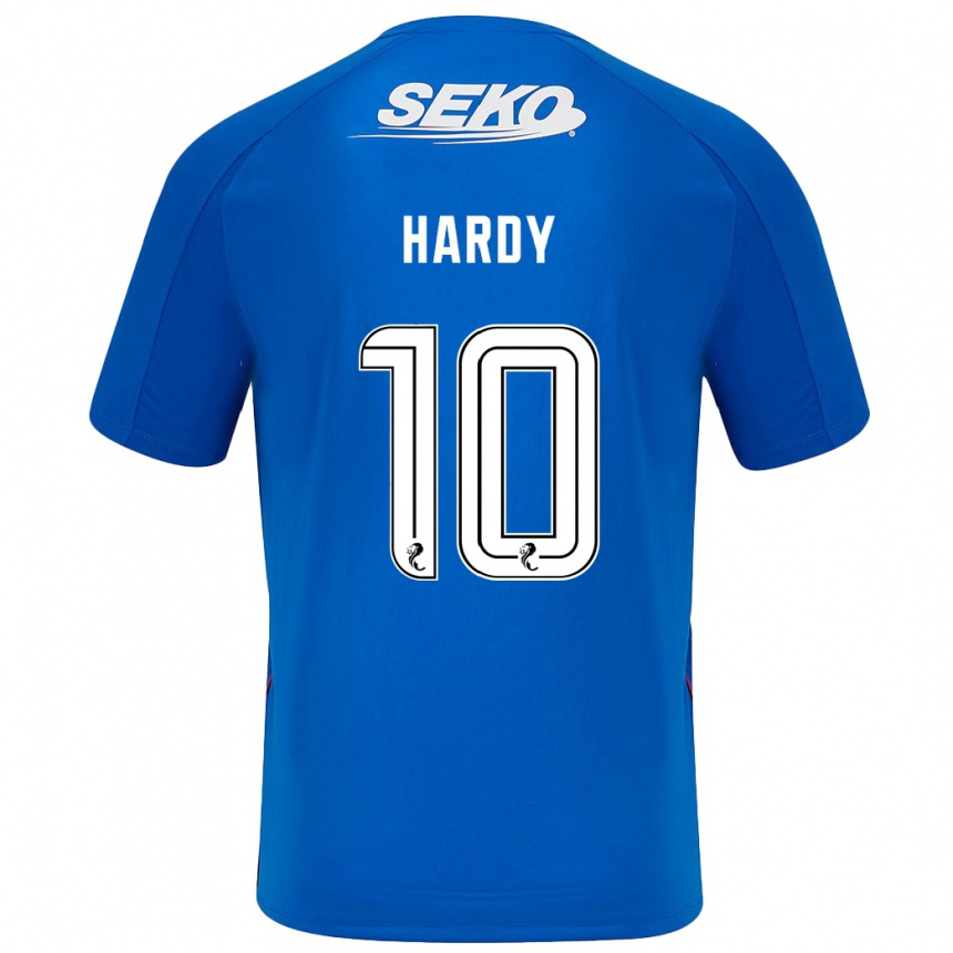 Niño Fútbol Camiseta Rio Hardy #10 Azul Oscuro 1ª Equipación 2024/25