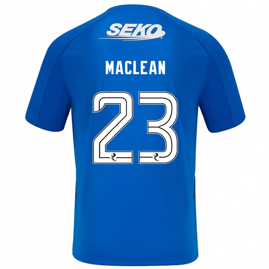 Niño Fútbol Camiseta Kirsty Maclean #23 Azul Oscuro 1ª Equipación 2024/25