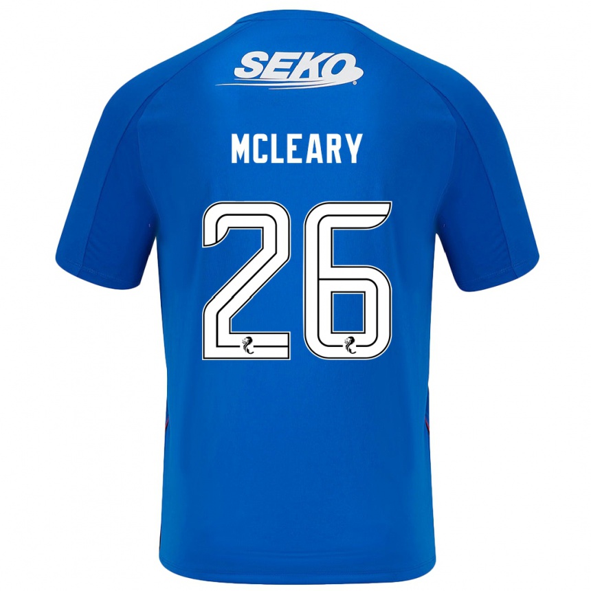 Niño Fútbol Camiseta Jodi Mcleary #26 Azul Oscuro 1ª Equipación 2024/25