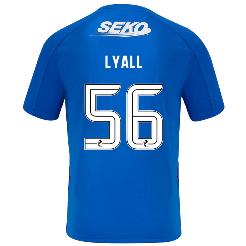 Niño Fútbol Camiseta Arron Lyall #56 Azul Oscuro 1ª Equipación 2024/25