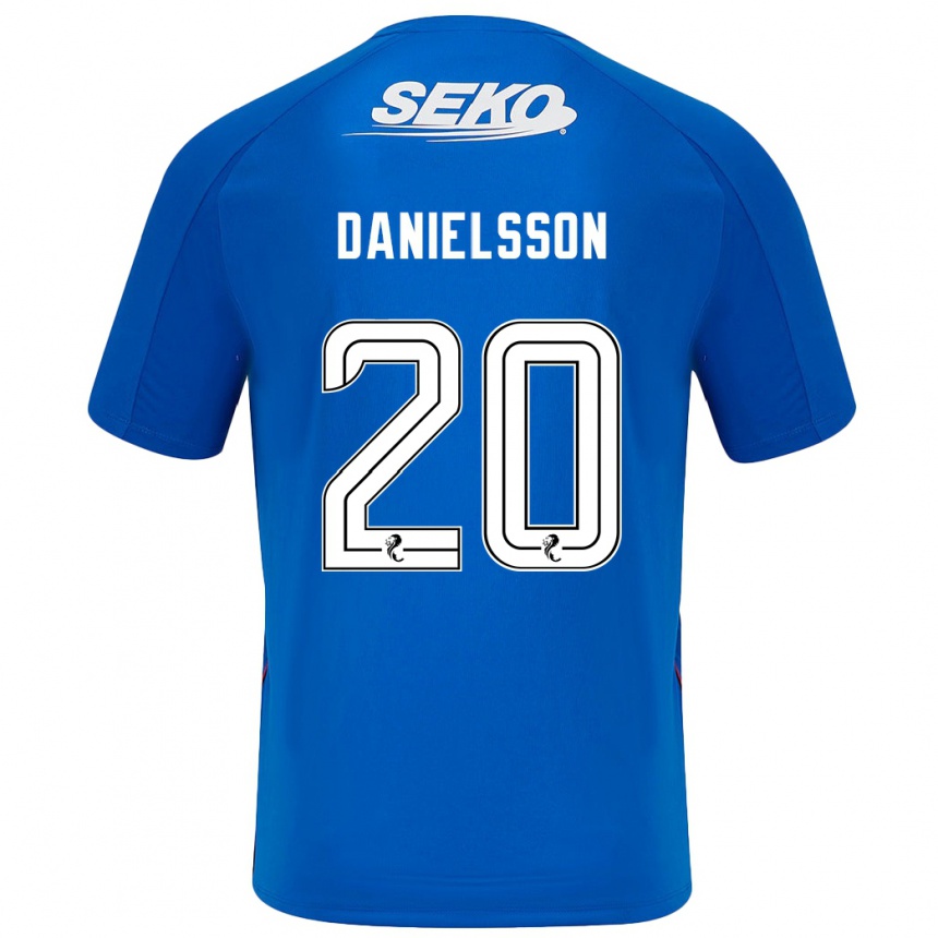 Niño Fútbol Camiseta Jenny Julia Danielsson #20 Azul Oscuro 1ª Equipación 2024/25