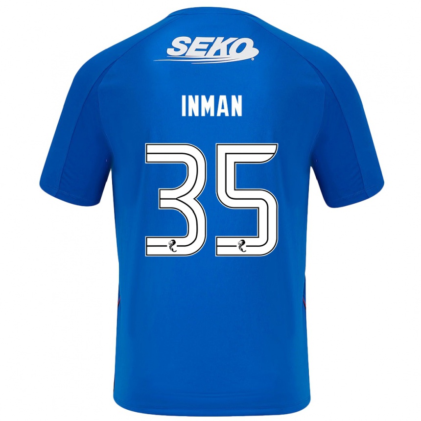 Niño Fútbol Camiseta Lucy Inman #35 Azul Oscuro 1ª Equipación 2024/25