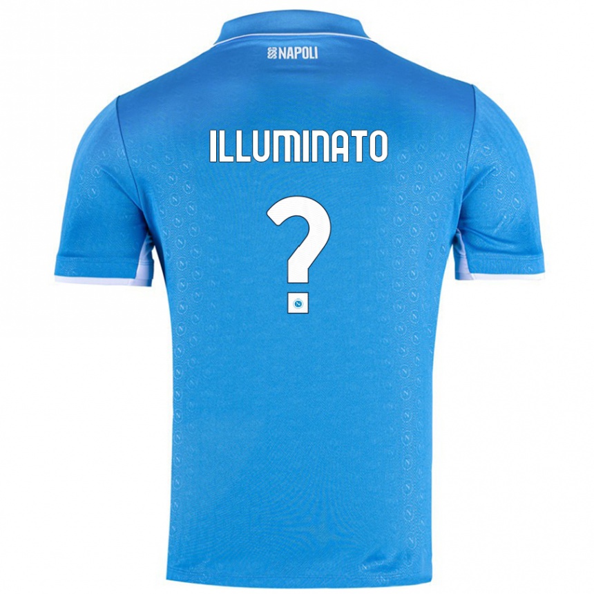 Niño Fútbol Camiseta Antonio Illuminato #0 Azul Cielo 1ª Equipación 2024/25