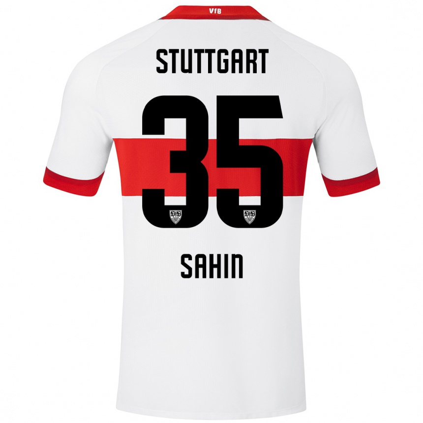 Niño Fútbol Camiseta Mehmet Sahin #35 Blanco Rojo 1ª Equipación 2024/25