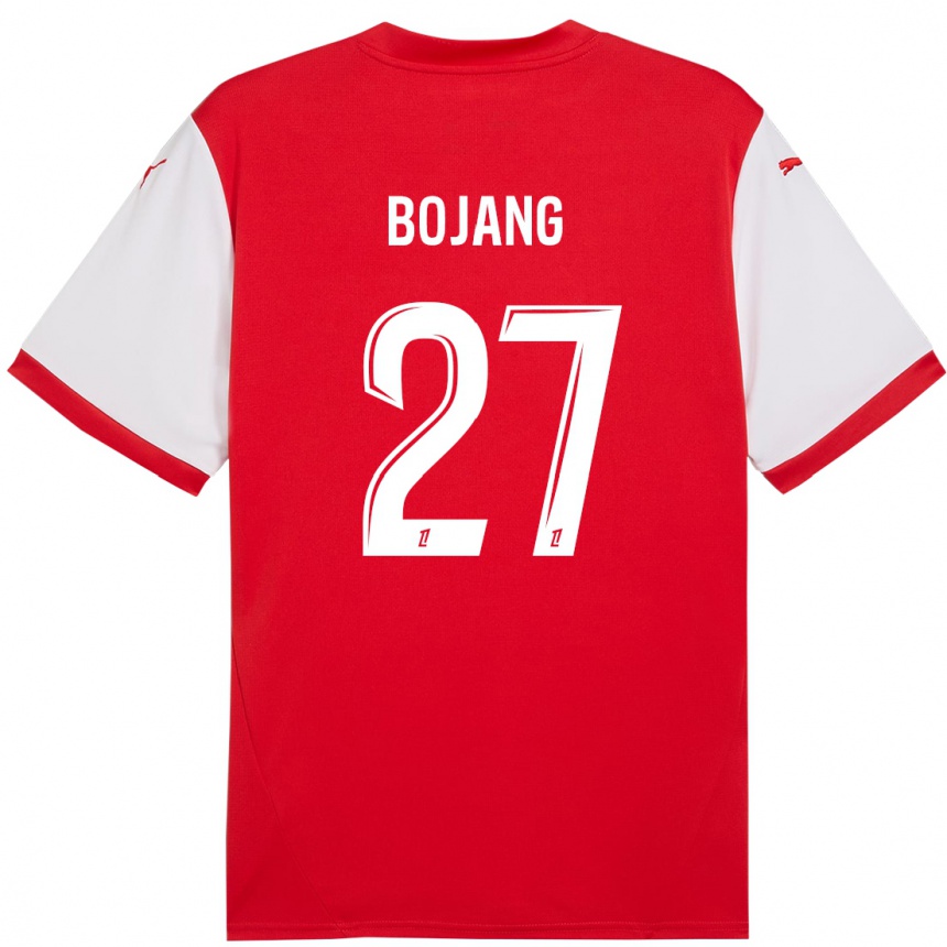 Niño Fútbol Camiseta Adama Bojang #27 Rojo Blanco 1ª Equipación 2024/25