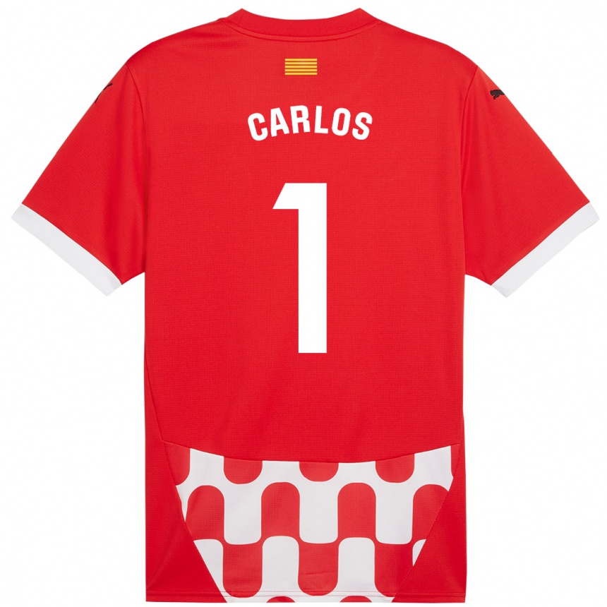 Niño Fútbol Camiseta Juan Carlos #1 Rojo Blanco 1ª Equipación 2024/25