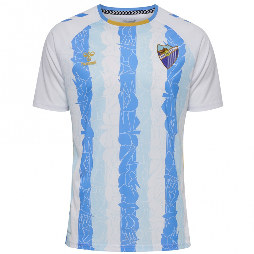 Niño Fútbol Camiseta Alfonso Herrero #1 Blanco Azul 1ª Equipación 2024/25