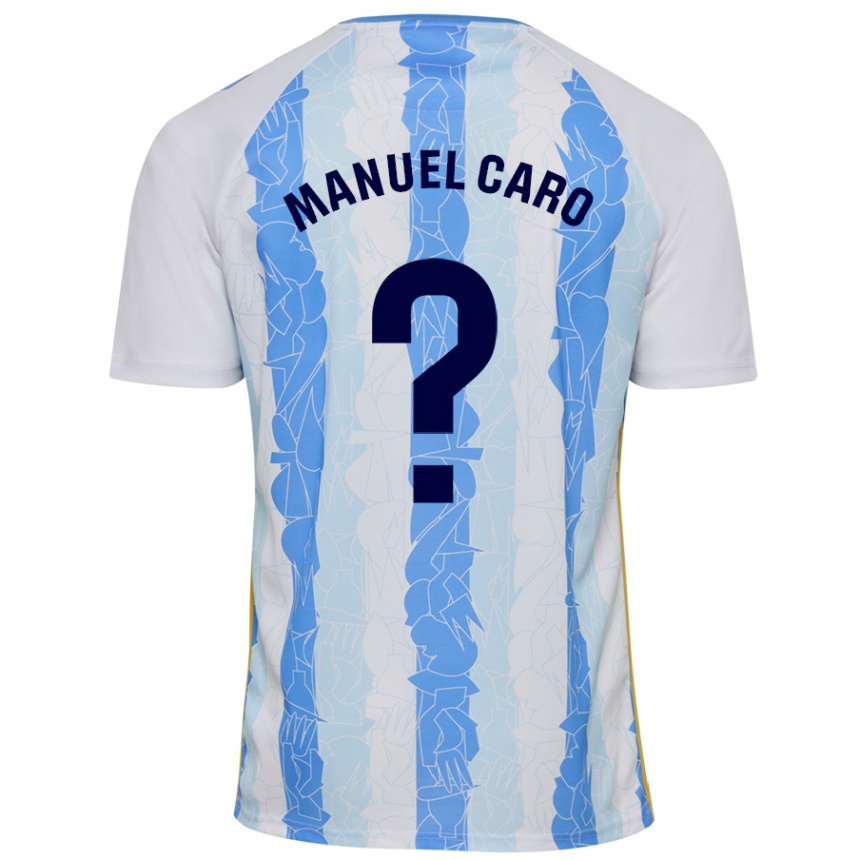 Niño Fútbol Camiseta José Manuel Caro #0 Blanco Azul 1ª Equipación 2024/25