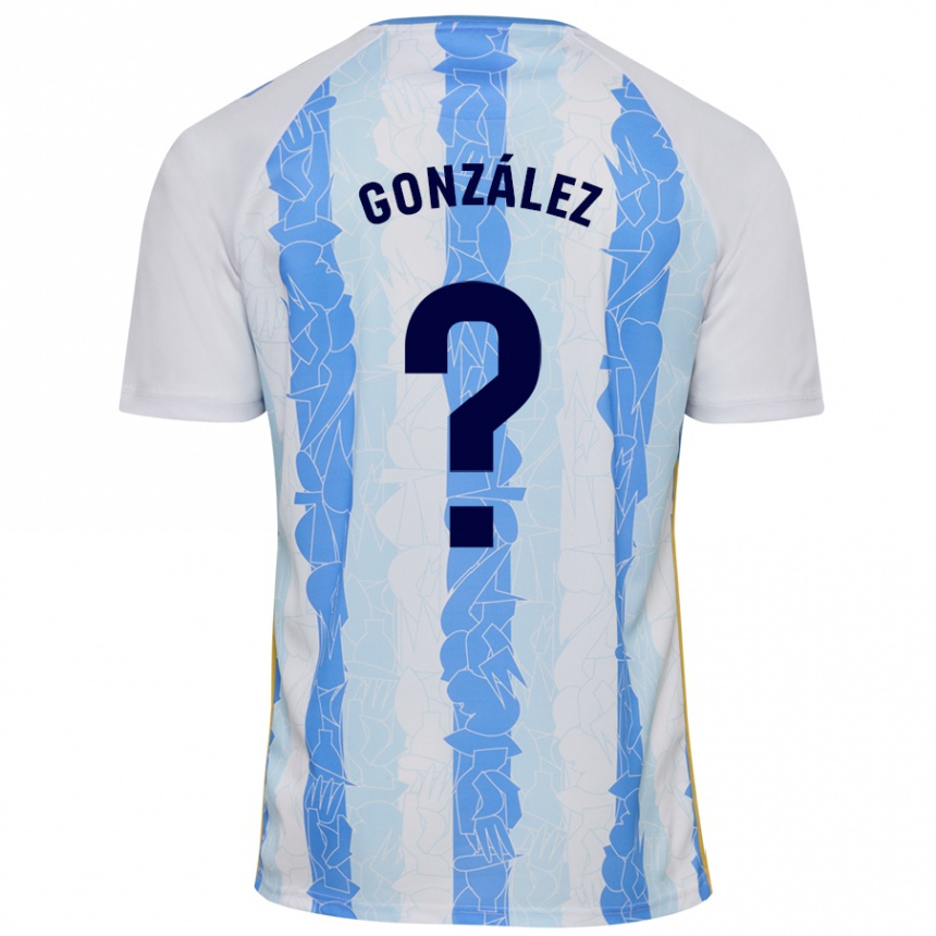 Niño Fútbol Camiseta Adri González #0 Blanco Azul 1ª Equipación 2024/25