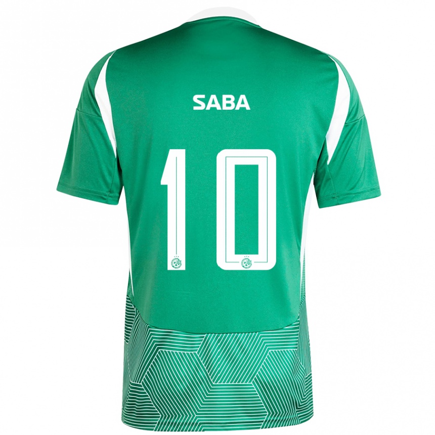 Niño Fútbol Camiseta Dia Saba #10 Verde Blanco 1ª Equipación 2024/25