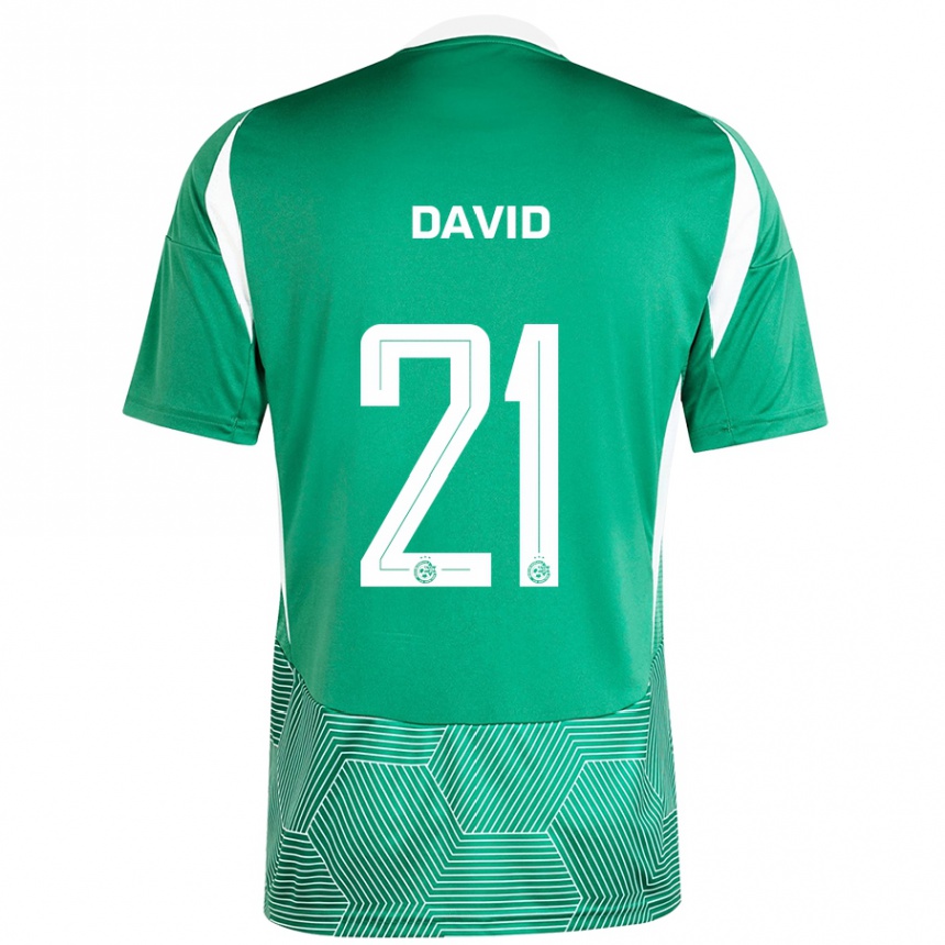 Niño Fútbol Camiseta Dean David #21 Verde Blanco 1ª Equipación 2024/25