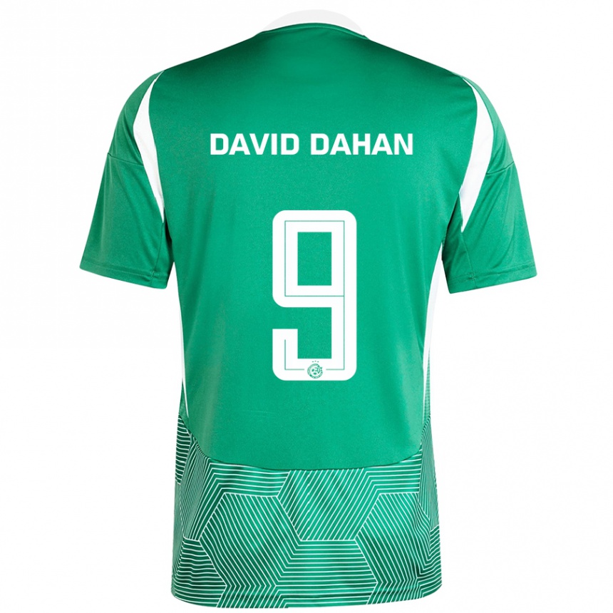 Niño Fútbol Camiseta Omer David Dahan #9 Verde Blanco 1ª Equipación 2024/25