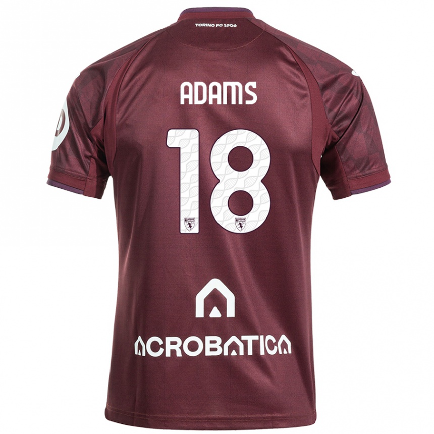 Niño Fútbol Camiseta Ché Adams #18 Granate Blanco 1ª Equipación 2024/25