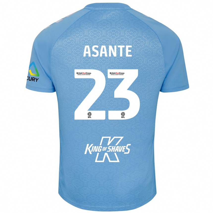 Niño Fútbol Camiseta Brandon Thomas-Asante #23 Azul Blanco 1ª Equipación 2024/25