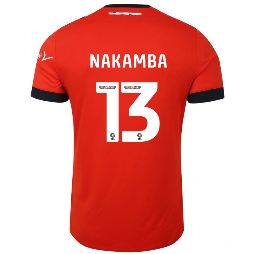 Niño Fútbol Camiseta Marvelous Nakamba #13 Naranja Negro 1ª Equipación 2024/25