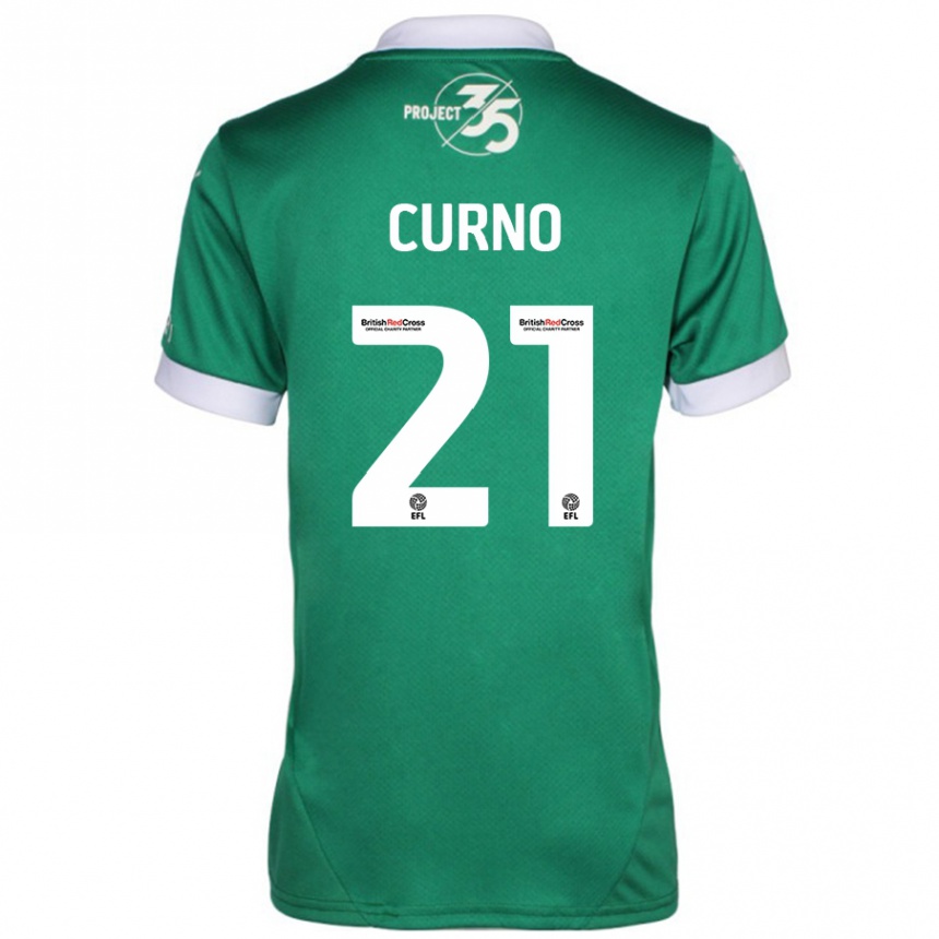 Niño Fútbol Camiseta Maddi Curno #21 Verde Blanco 1ª Equipación 2024/25