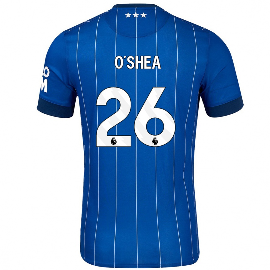 Niño Fútbol Camiseta Dara O'shea #26 Azul Marino 1ª Equipación 2024/25