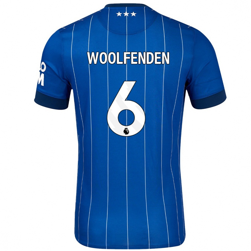 Niño Fútbol Camiseta Luke Woolfenden #6 Azul Marino 1ª Equipación 2024/25