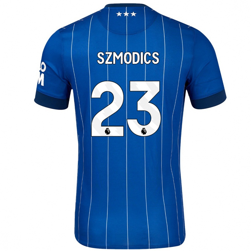 Niño Fútbol Camiseta Sammie Szmodics #23 Azul Marino 1ª Equipación 2024/25