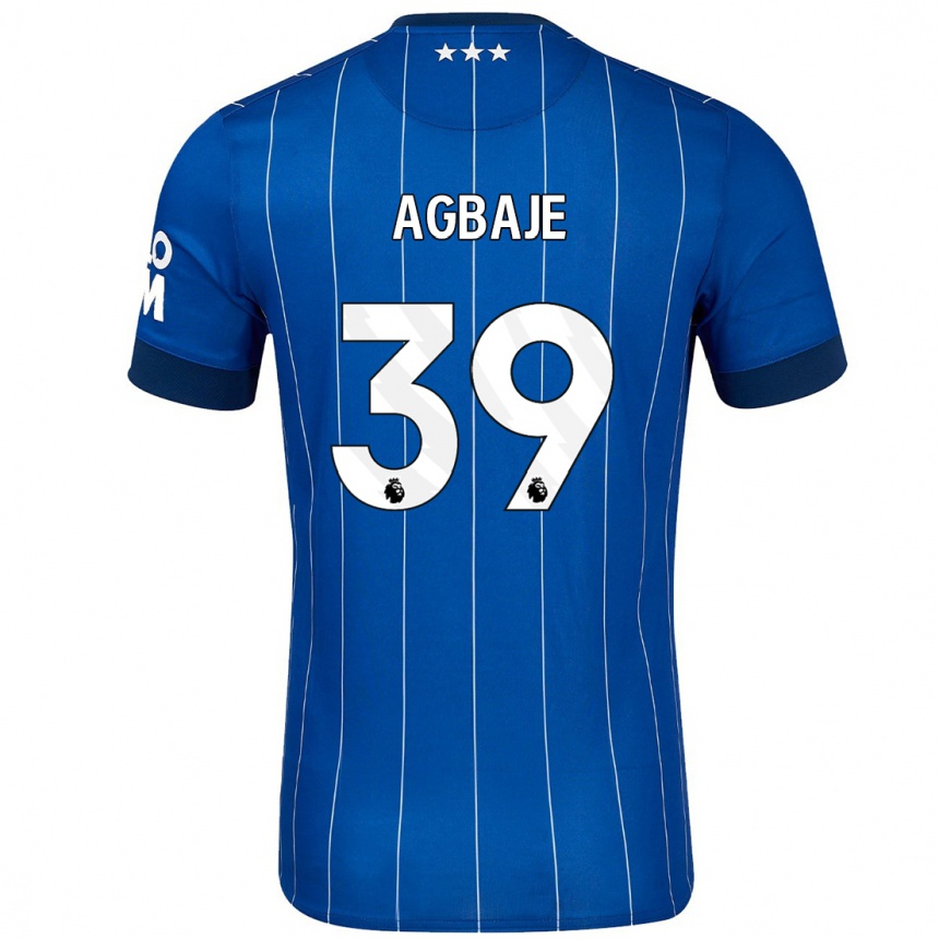 Niño Fútbol Camiseta Edwin Agbaje #39 Azul Marino 1ª Equipación 2024/25