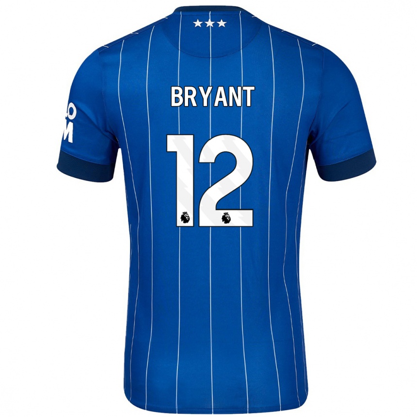 Niño Fútbol Camiseta Issy Bryant #12 Azul Marino 1ª Equipación 2024/25