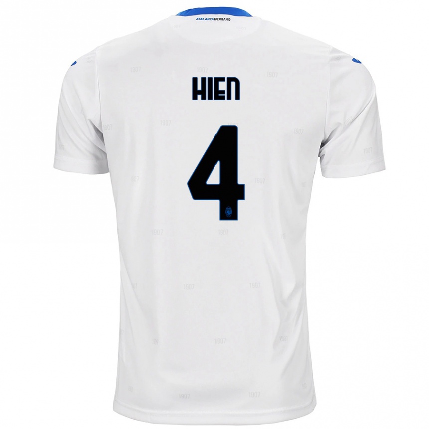 Niño Fútbol Camiseta Isak Hien #4 Blanco 2ª Equipación 2024/25