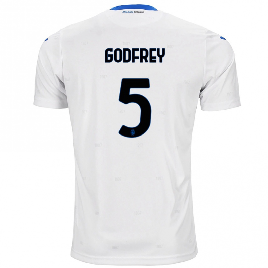 Niño Fútbol Camiseta Ben Godfrey #5 Blanco 2ª Equipación 2024/25