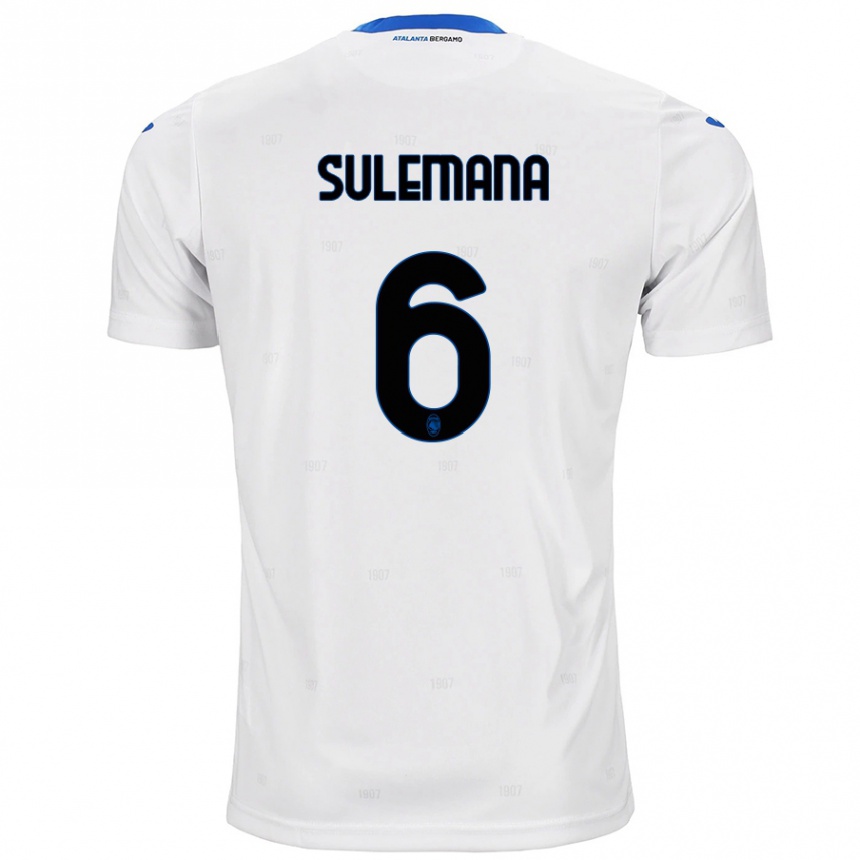 Niño Fútbol Camiseta Ibrahim Sulemana #6 Blanco 2ª Equipación 2024/25