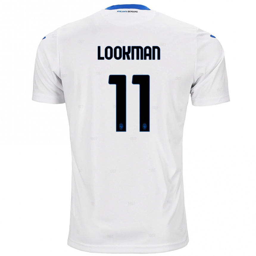 Niño Fútbol Camiseta Ademola Lookman #11 Blanco 2ª Equipación 2024/25