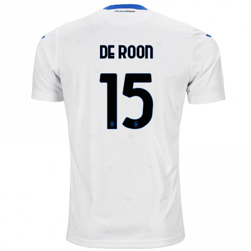 Niño Fútbol Camiseta Marten De Roon #15 Blanco 2ª Equipación 2024/25