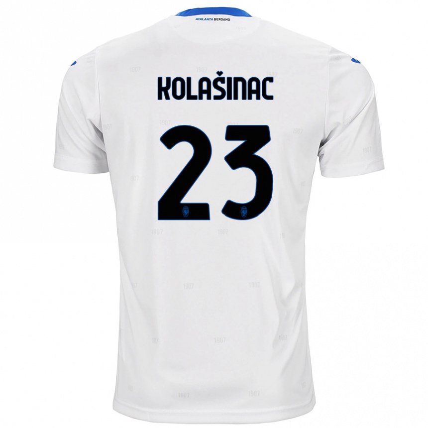 Niño Fútbol Camiseta Sead Kolasinac #23 Blanco 2ª Equipación 2024/25