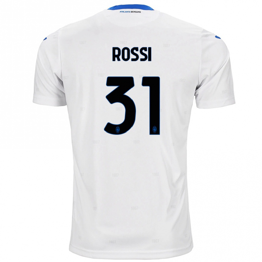 Niño Fútbol Camiseta Francesco Rossi #31 Blanco 2ª Equipación 2024/25