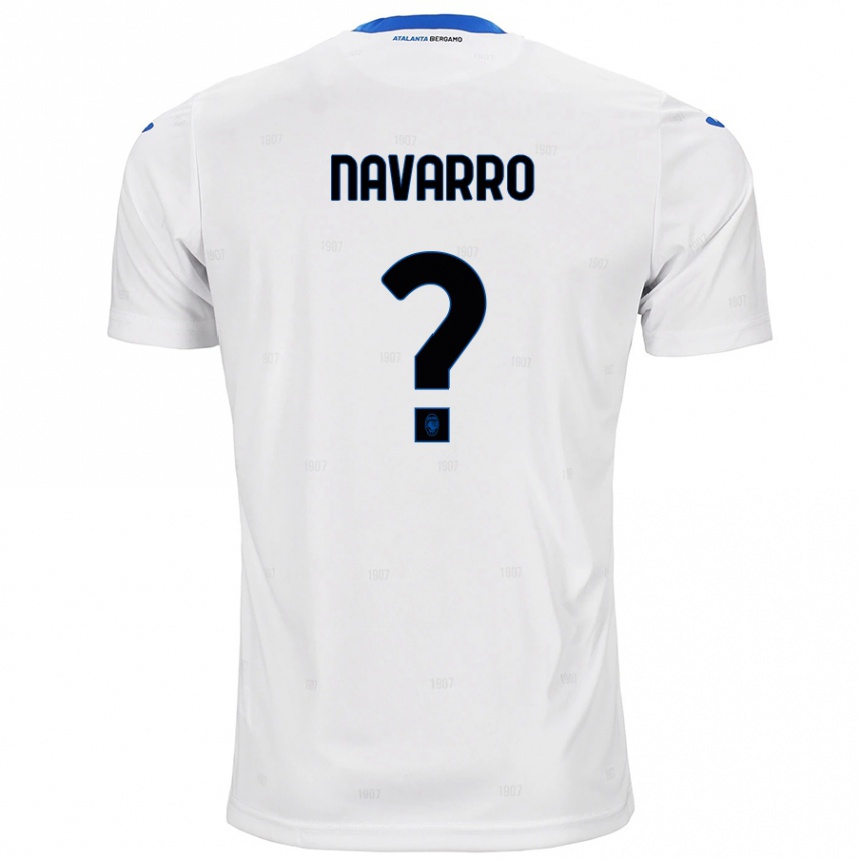 Niño Fútbol Camiseta Albert Navarro #0 Blanco 2ª Equipación 2024/25