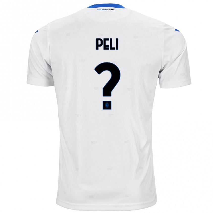 Niño Fútbol Camiseta Lorenzo Peli #0 Blanco 2ª Equipación 2024/25