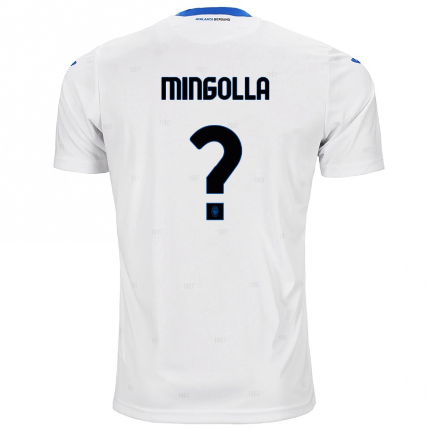 Niño Fútbol Camiseta Simone Mingolla #0 Blanco 2ª Equipación 2024/25