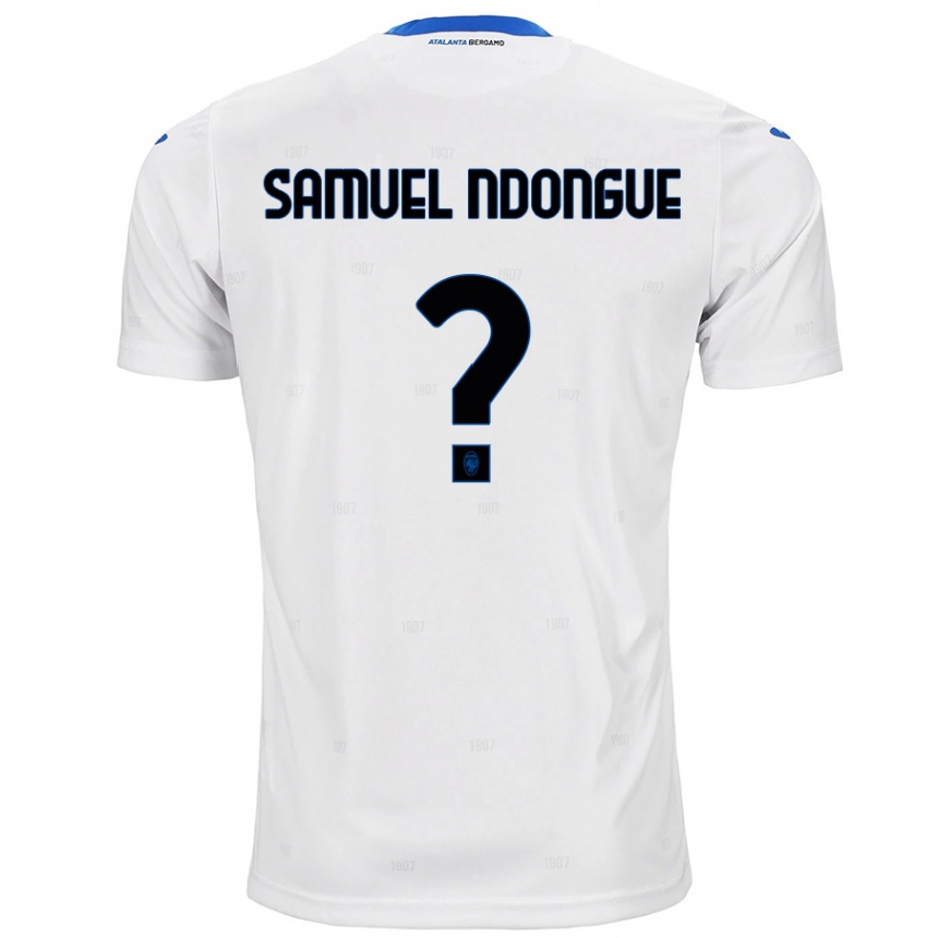 Niño Fútbol Camiseta Frederick Samuel Ndongue #0 Blanco 2ª Equipación 2024/25