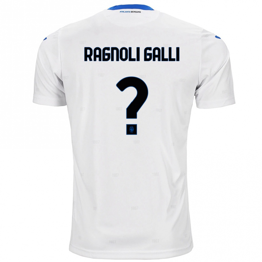 Niño Fútbol Camiseta Federico Ragnoli Galli #0 Blanco 2ª Equipación 2024/25