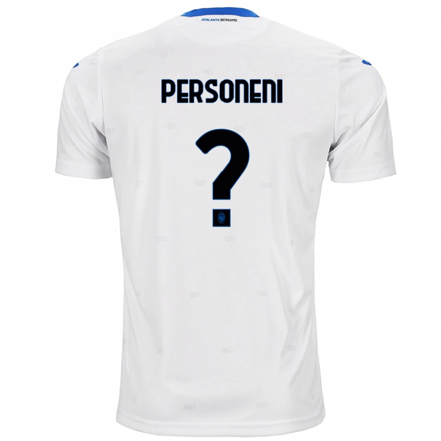 Niño Fútbol Camiseta Mirko Personeni #0 Blanco 2ª Equipación 2024/25