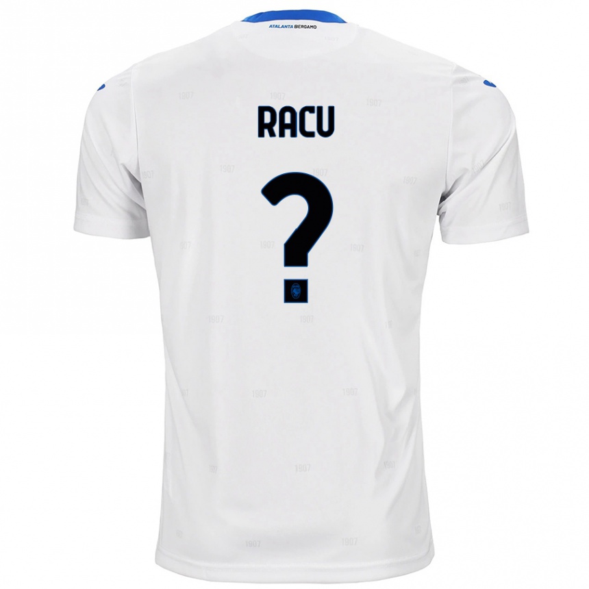 Niño Fútbol Camiseta Andrei Racu #0 Blanco 2ª Equipación 2024/25