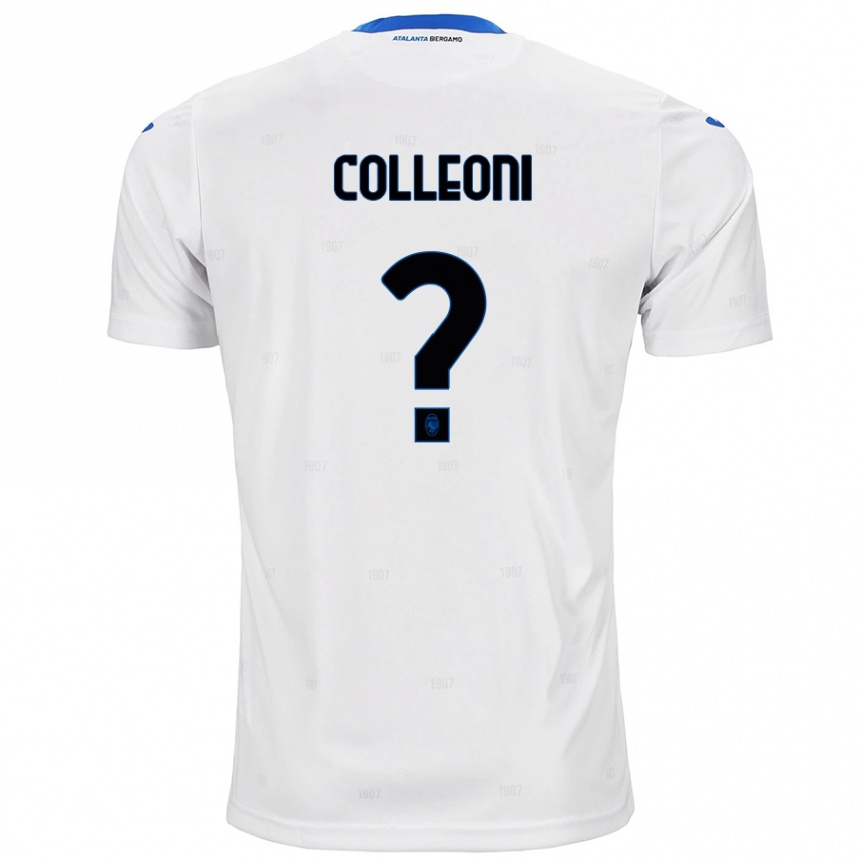 Niño Fútbol Camiseta Giorgio Colleoni #0 Blanco 2ª Equipación 2024/25