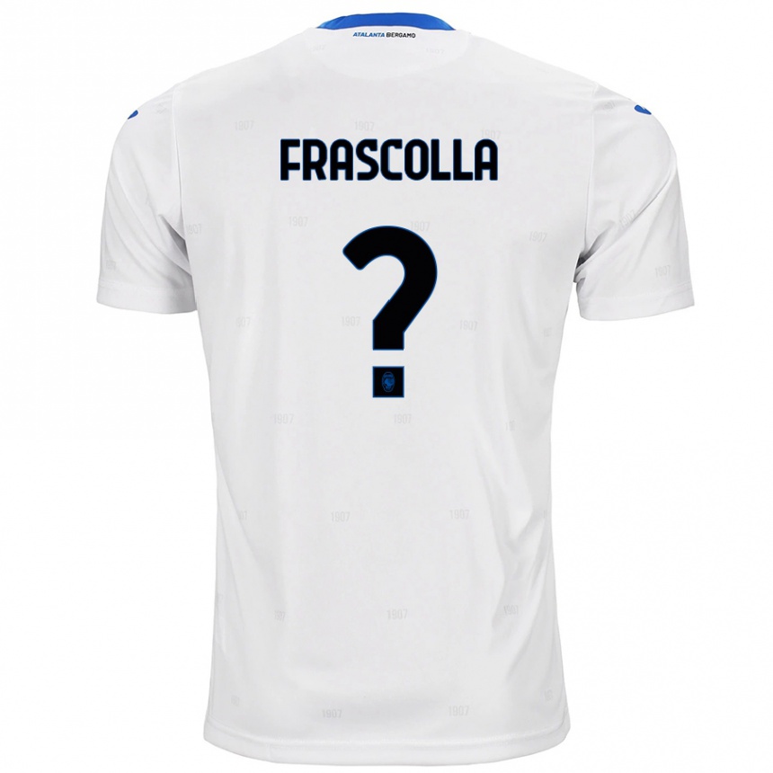 Niño Fútbol Camiseta Andrea Frascolla #0 Blanco 2ª Equipación 2024/25