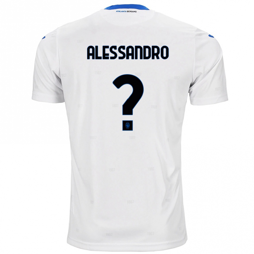 Niño Fútbol Camiseta Alessandro Rinaldi #0 Blanco 2ª Equipación 2024/25