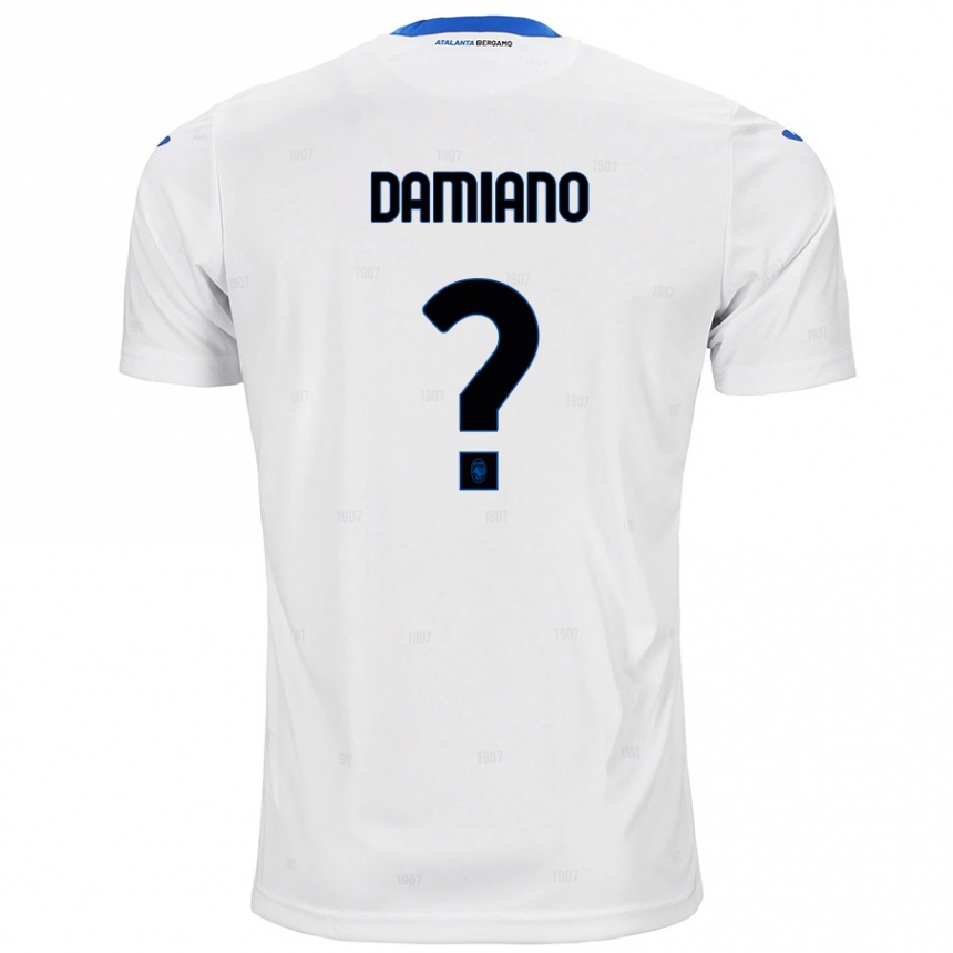 Niño Fútbol Camiseta Vincenzo Damiano #0 Blanco 2ª Equipación 2024/25