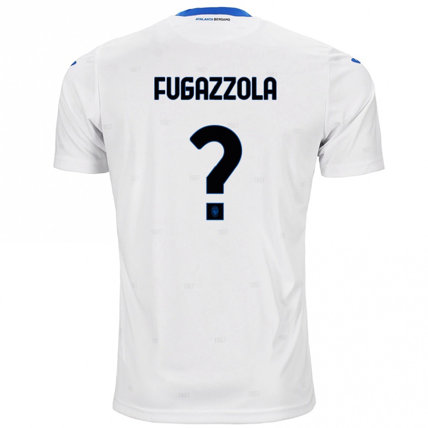 Niño Fútbol Camiseta Marcello Fugazzola #0 Blanco 2ª Equipación 2024/25