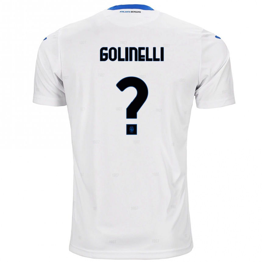 Niño Fútbol Camiseta Martino Golinelli #0 Blanco 2ª Equipación 2024/25